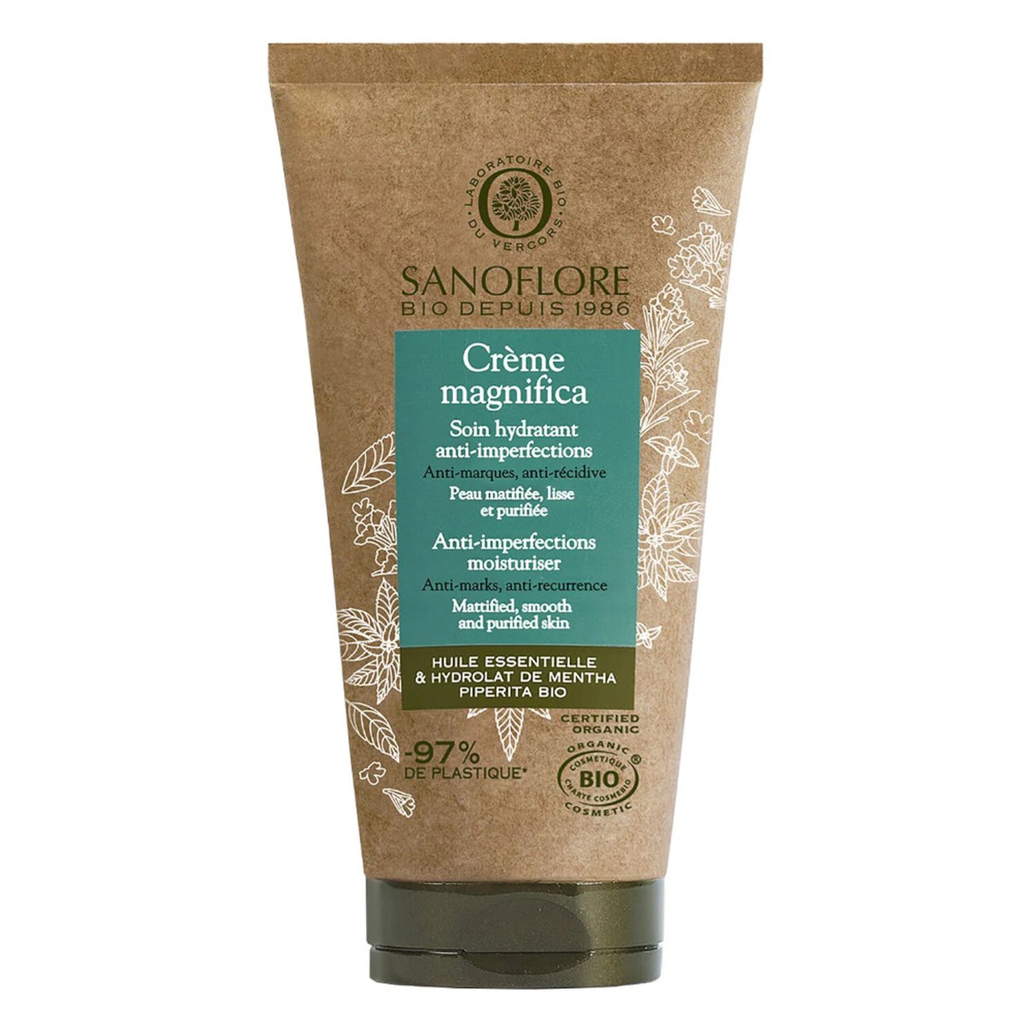 Sanoflore Crème Magnifica Crème hydratante visage anti-imperfections 50 ml