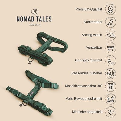 Nomad Tales Blush Geschirr, ebony