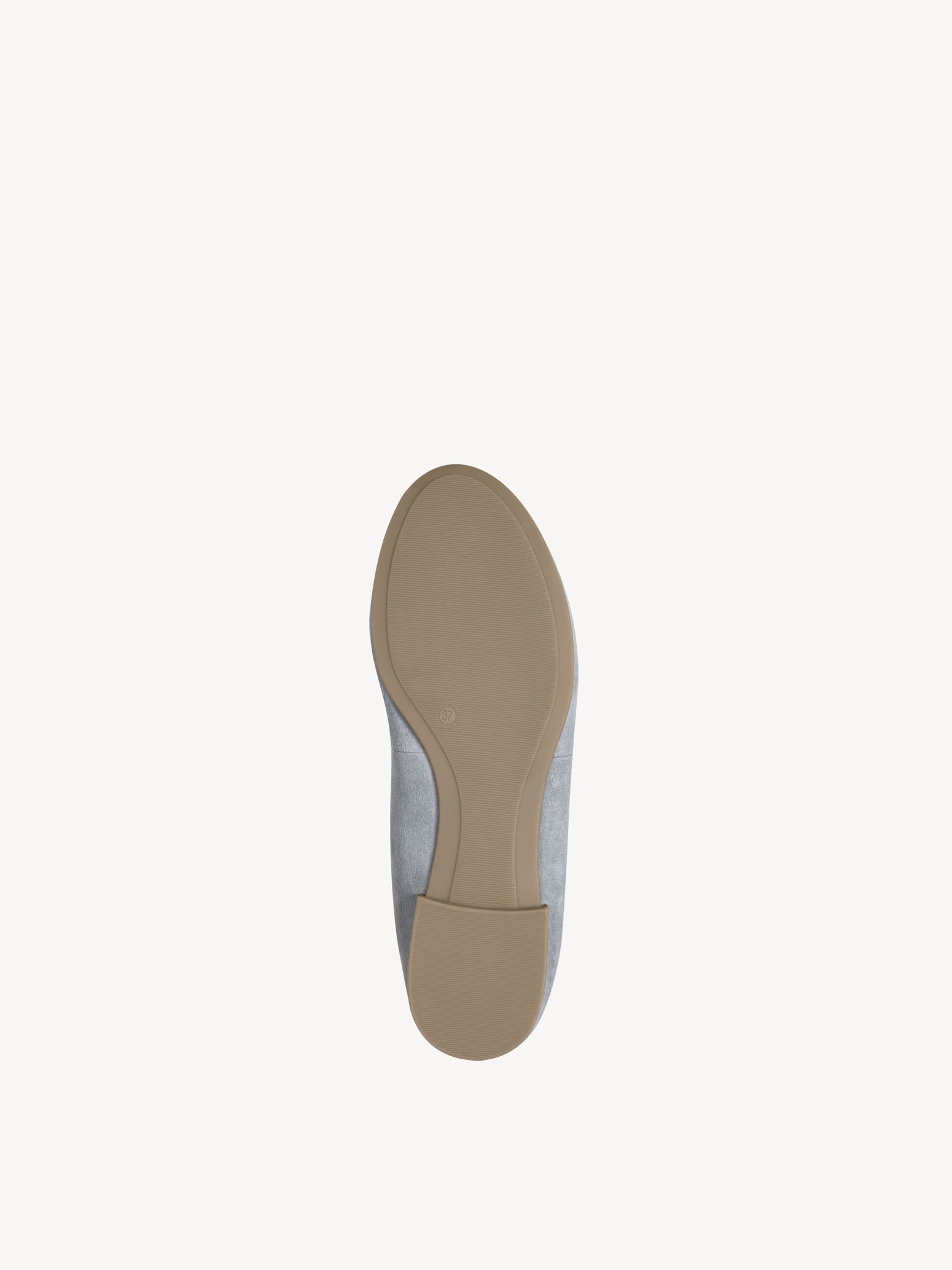 Ballerine en cuir - bleu