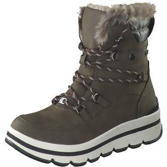 Tom Tailor Schnürstiefelette in grün