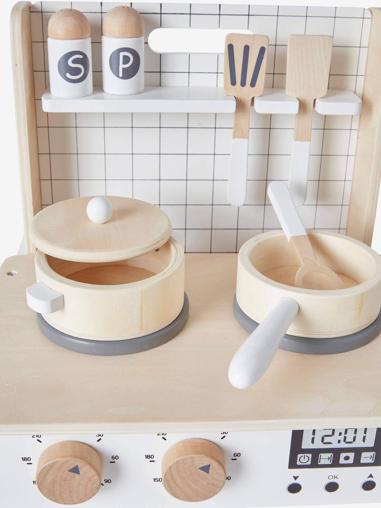 Cuisinette à poser en bois FSC® multicolore
