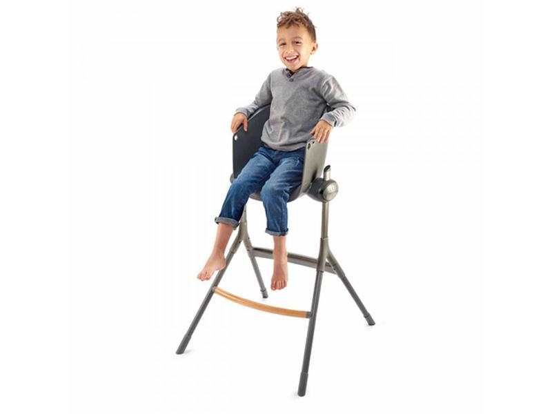 Chaise haute Up&Down gris foncé