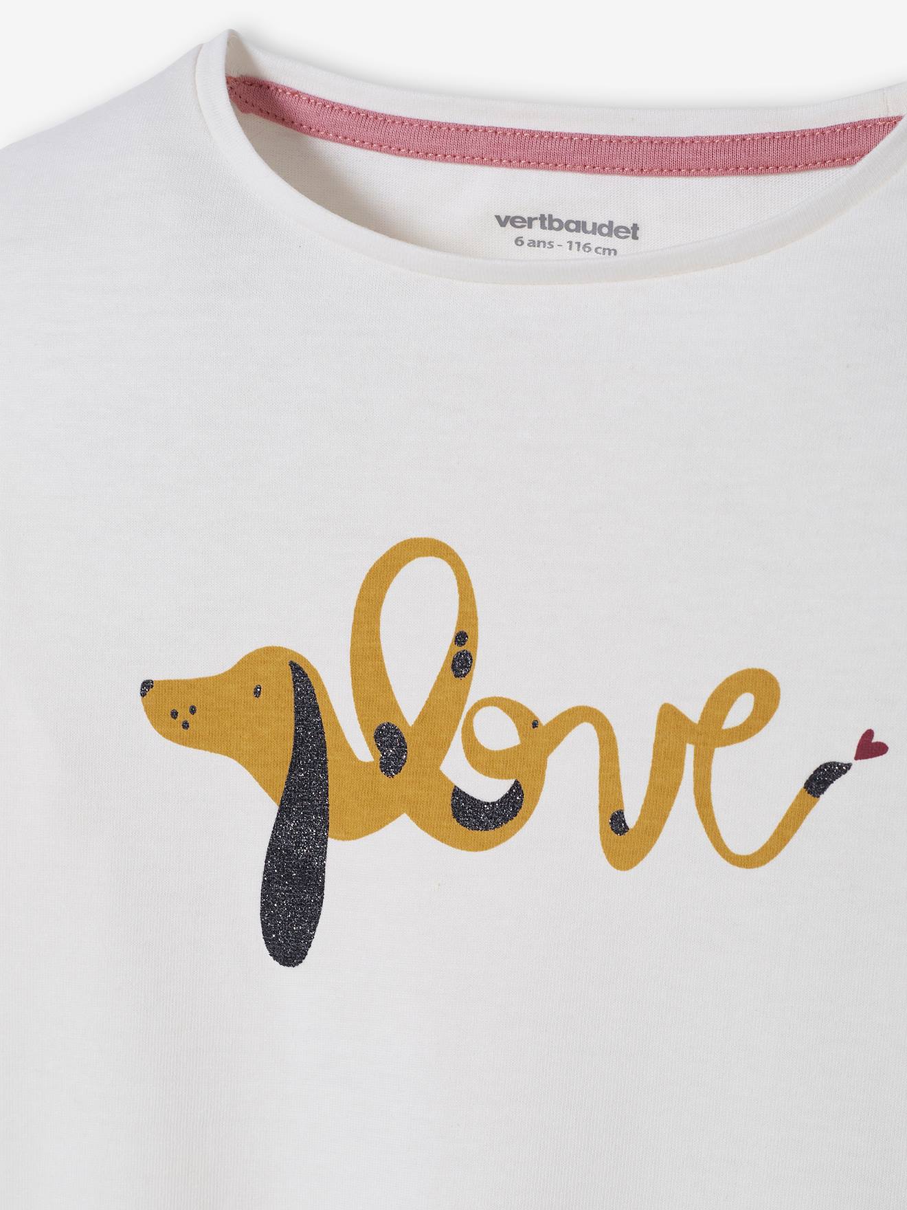 Lot de 3 t-shirts Basics fille manches longues lot blanc
