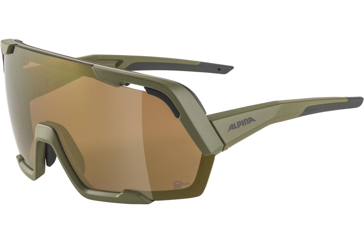 Alpina Rocket Bold Q-Lite olive matt / bronce mirror lens