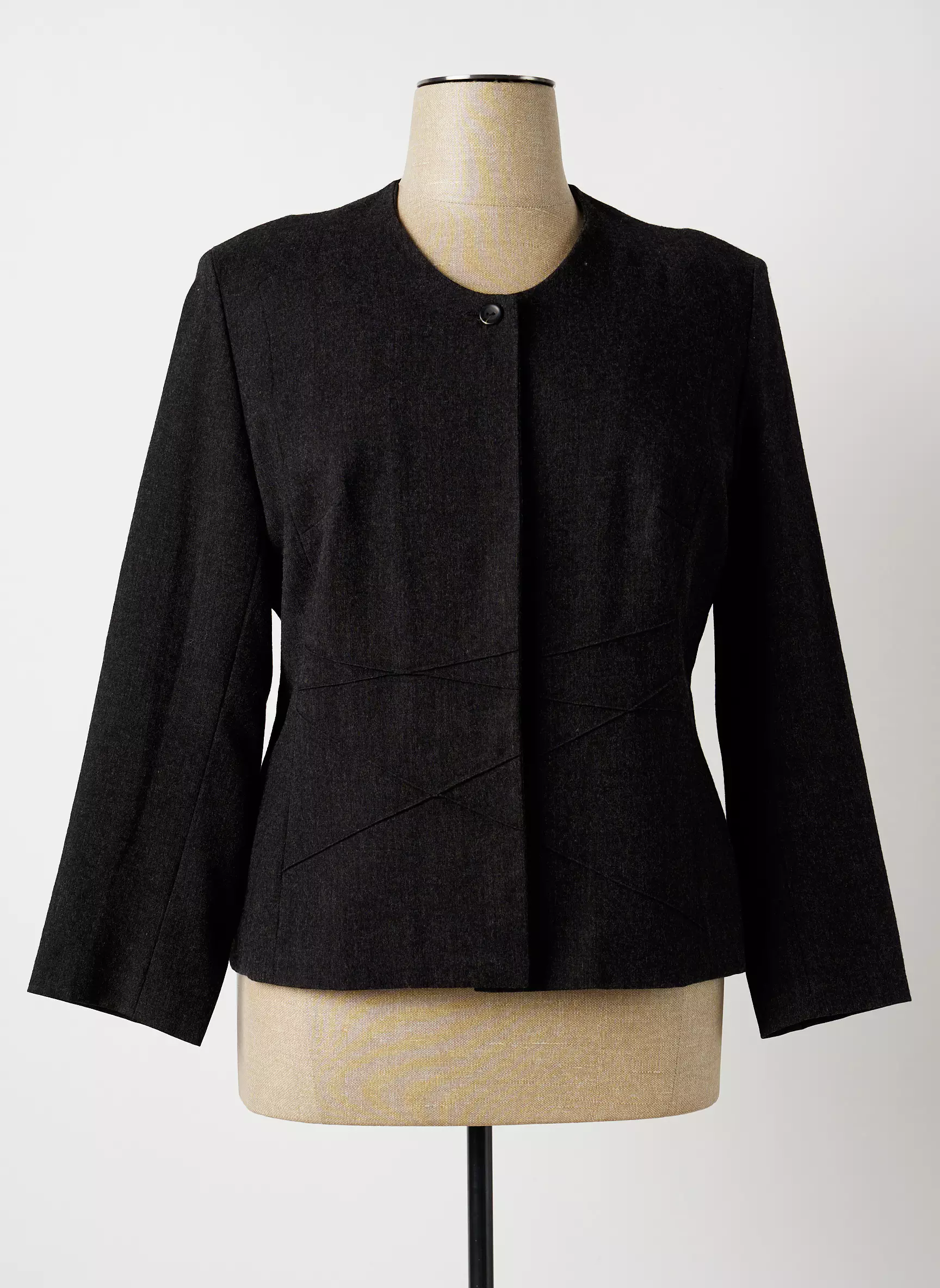 Claude Bauer Vestechic Femme couleur gris