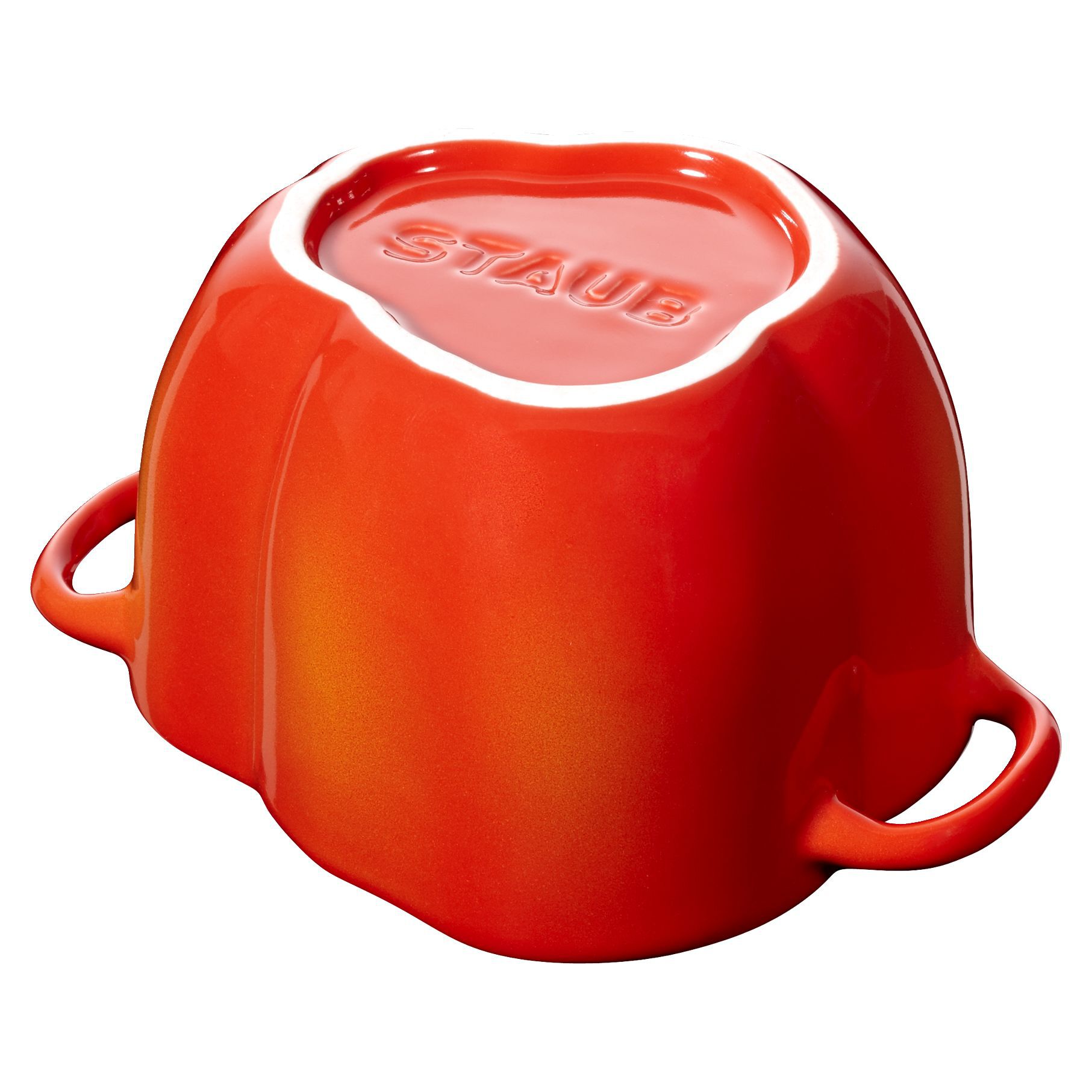 Cocotte 11 cm, Paprika, Orange-Rot, Keramik