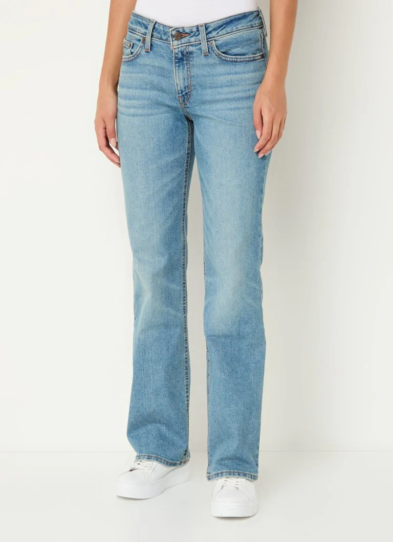 Blugi Levi's cu talie joasă, spălare medie