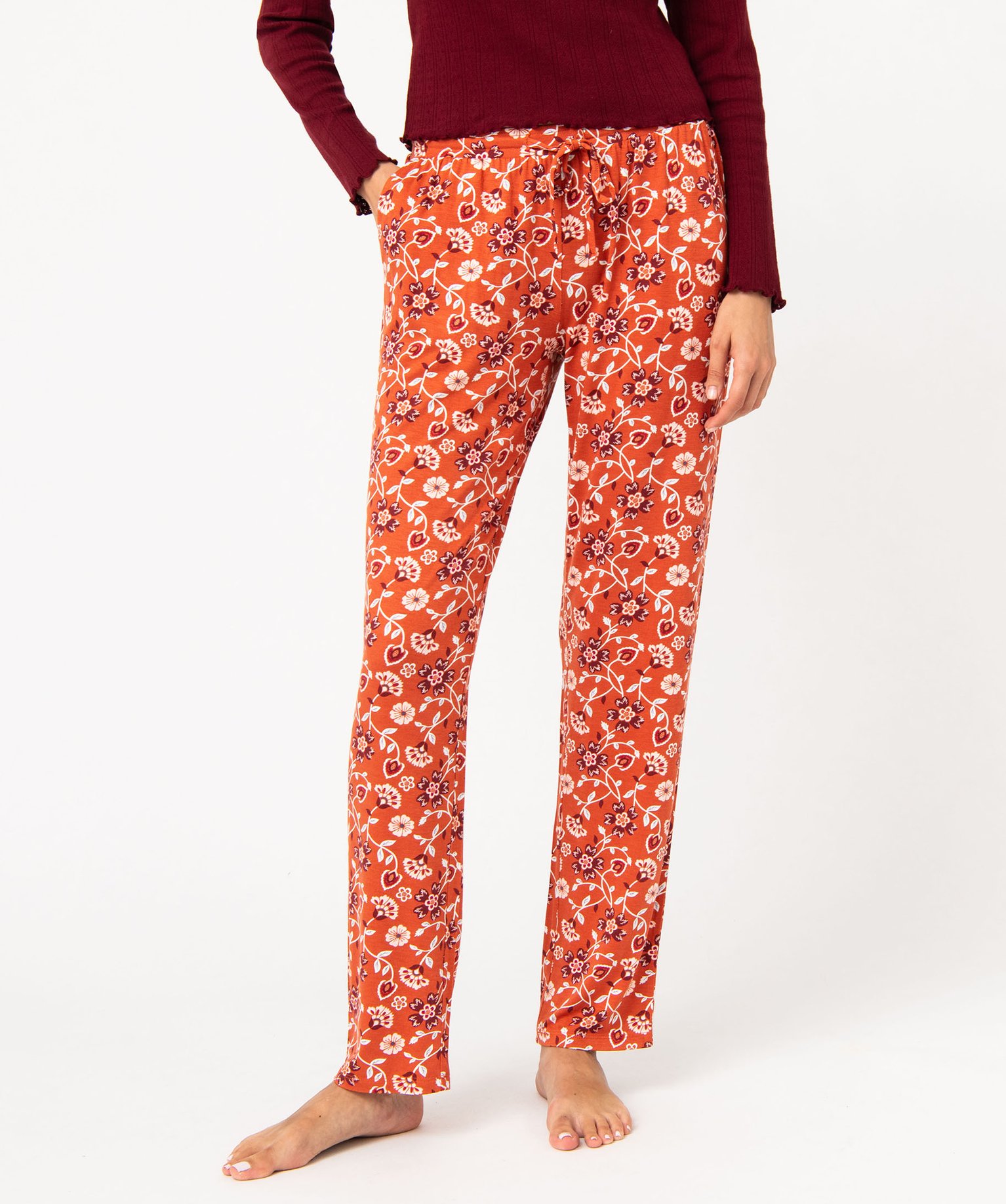 Pantalon de pyjama femme à motifs imprime | GEMO