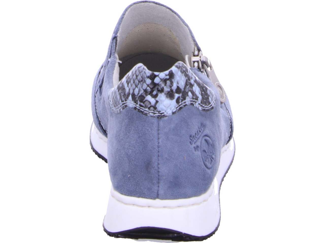 RIEKER Sportliche Slipper blau