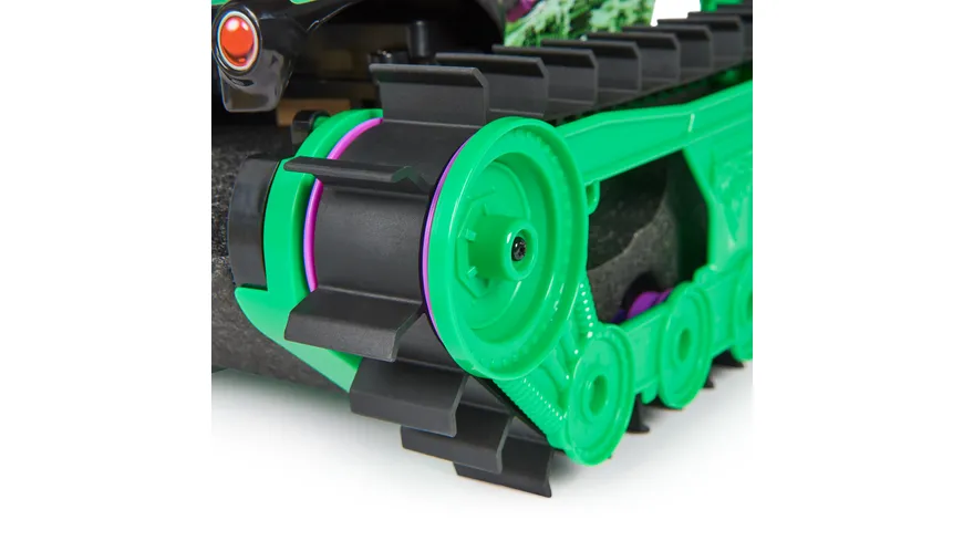 Monster Jam, Grave Digger Trax - ultrastarkes, ferngesteuertes Monster Jam Kettenfahrzeug im Maßstab 1:15