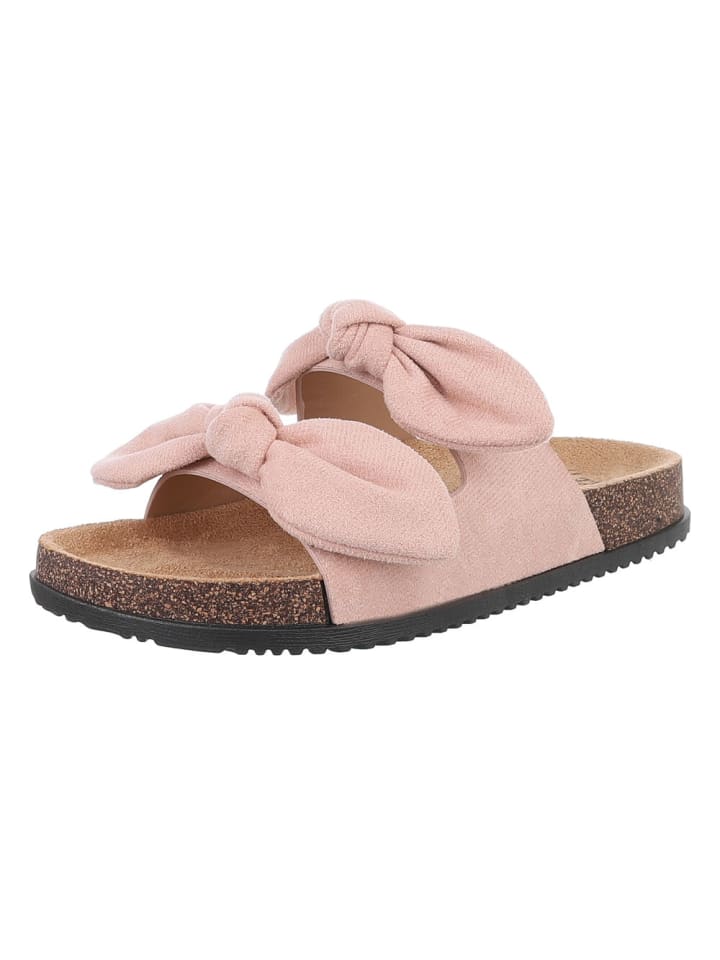 Ital-Design Sandale & Sandalette in Hellrosa günstig kaufen