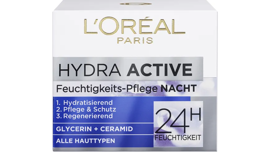 L'oréal Paris Dermo Hydra Active Nacht 50 ml