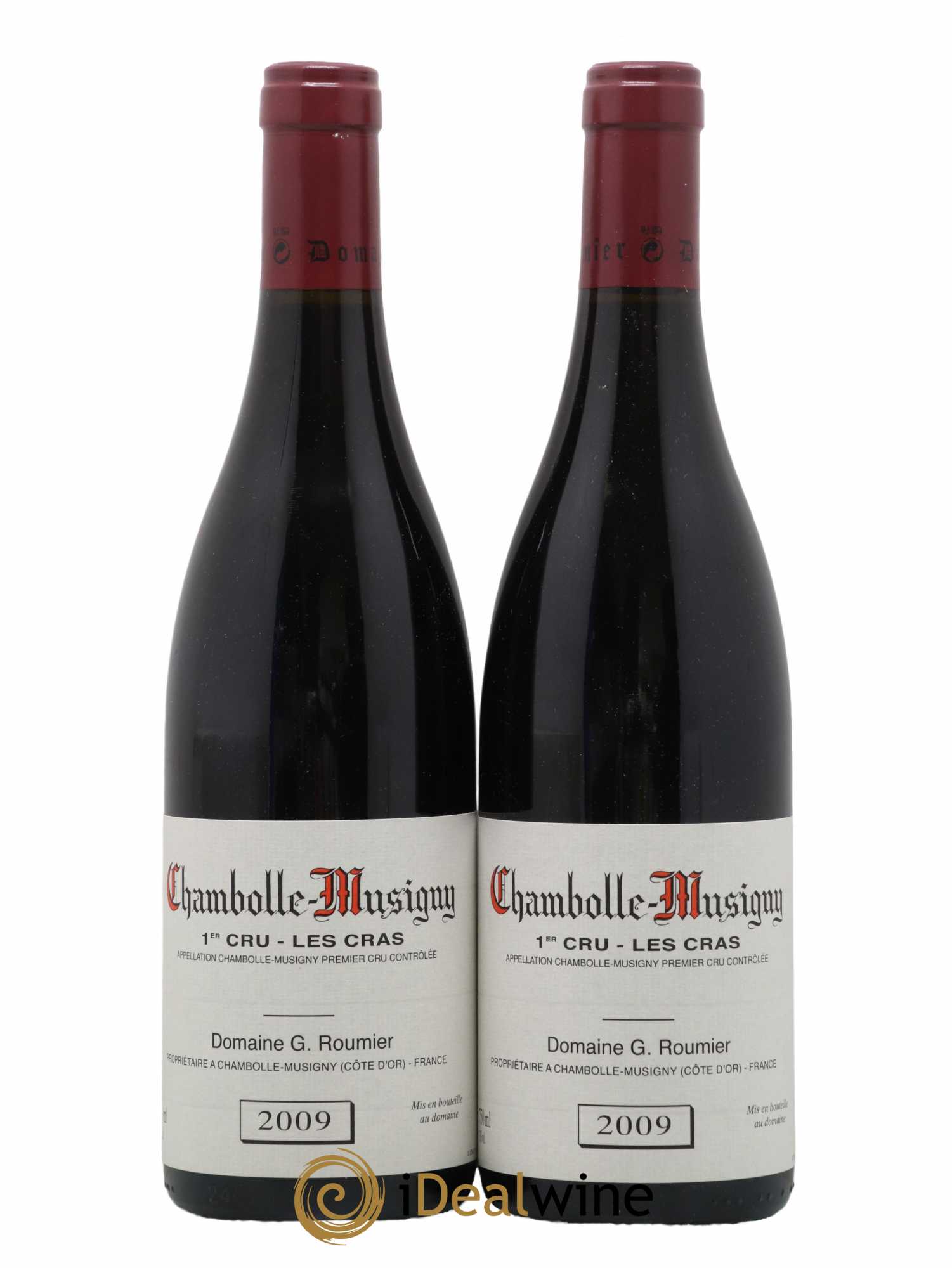 Chambolle-Musigny 1er Cru Les Cras Georges Roumier (Domaine)  2009 - Lot de 2 Bouteilles