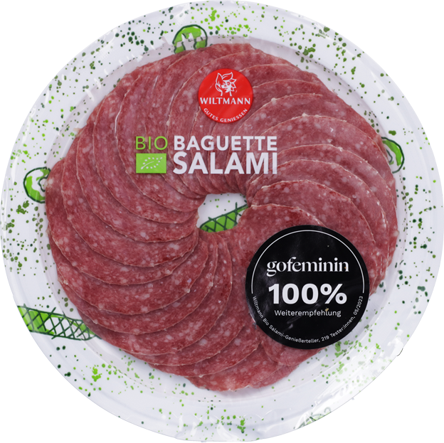 Wiltmann Bio  Baguette-Salami