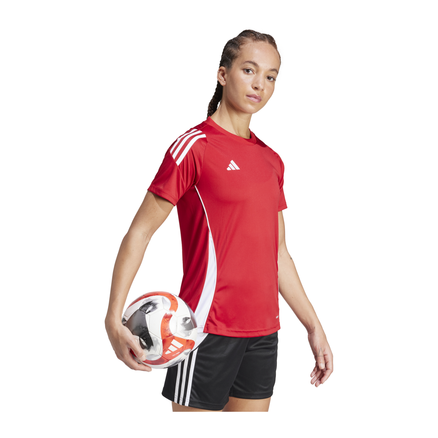 adidas Tiro 24 Trikot Damen Rot Weiss