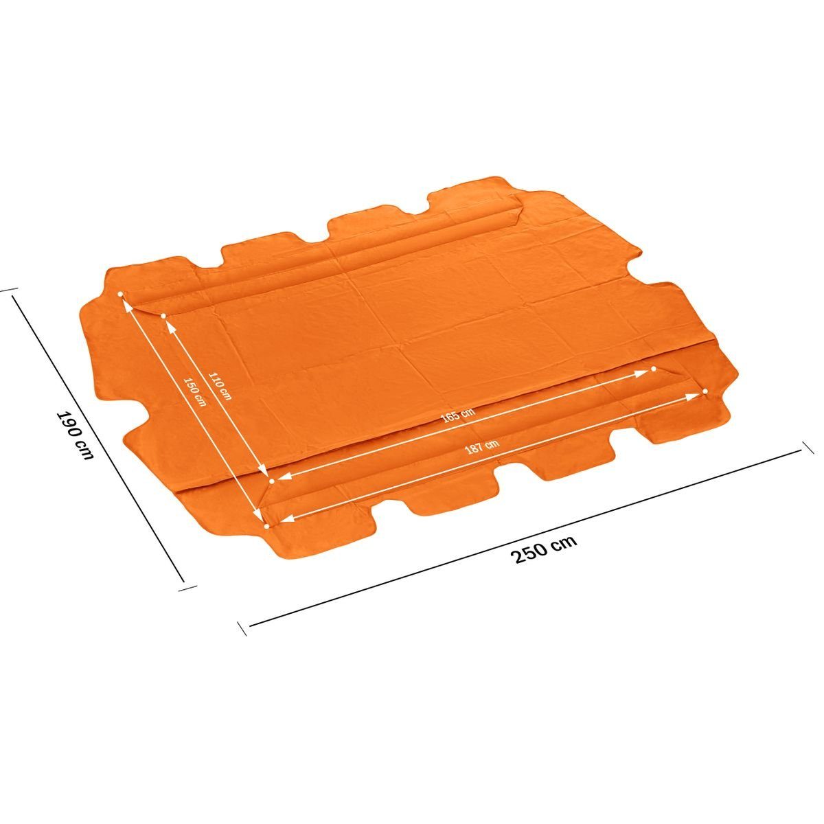 bonsport Hollywoodschaukelersatzdach Ersatzdach für Hollywoodschaukel, Polyester, PVC beschichtet