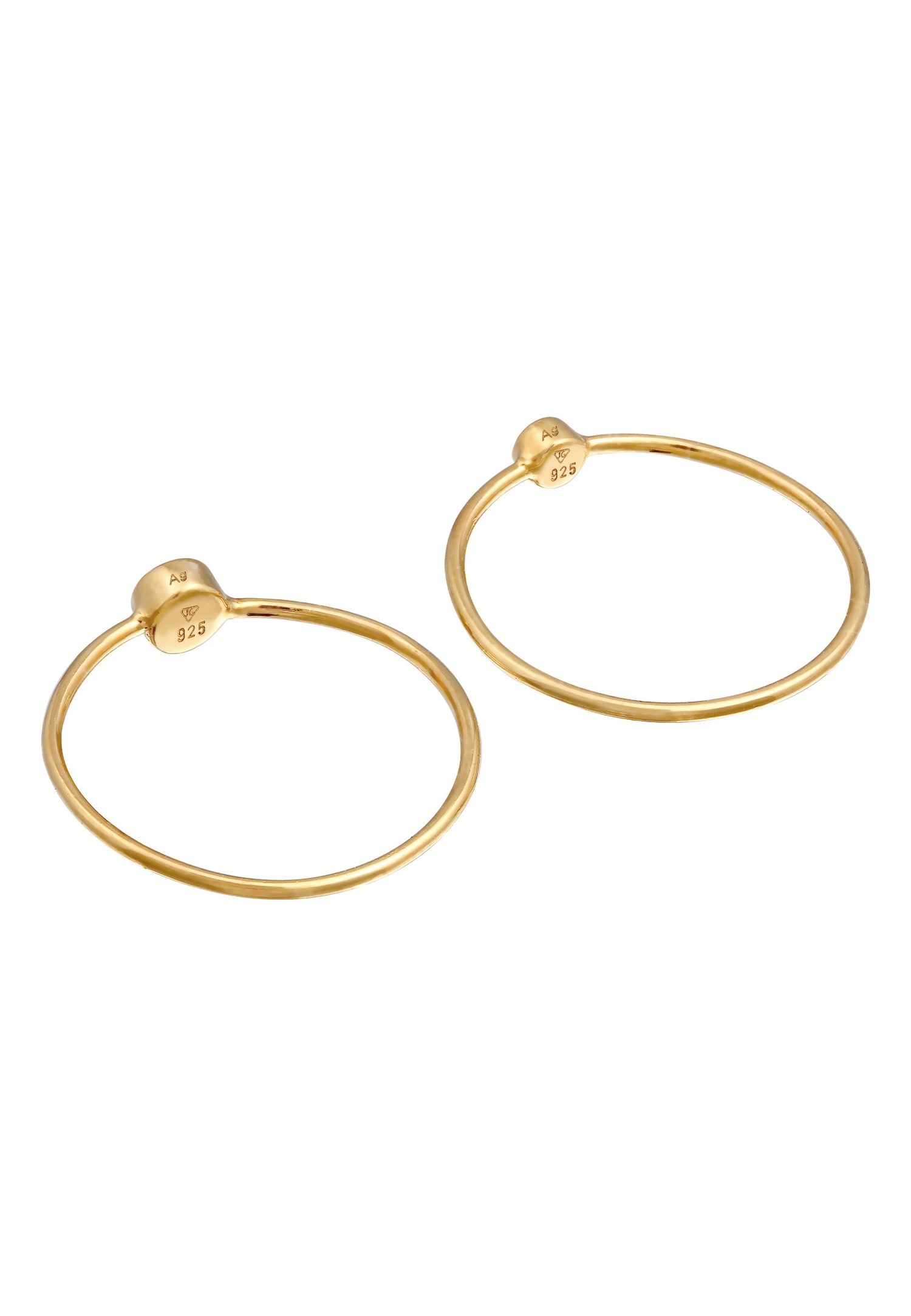 Conjunto de joyería Elli para mujer con filigrana y cristales negros en plata de ley 925.