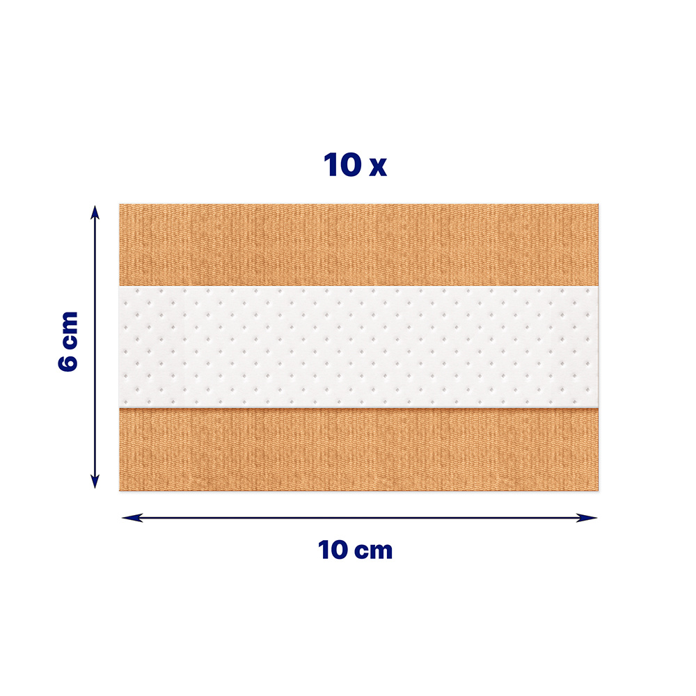 elastoplast Elastoplast Pansements Universel 10 bandes 10x6cm à découper Pansements