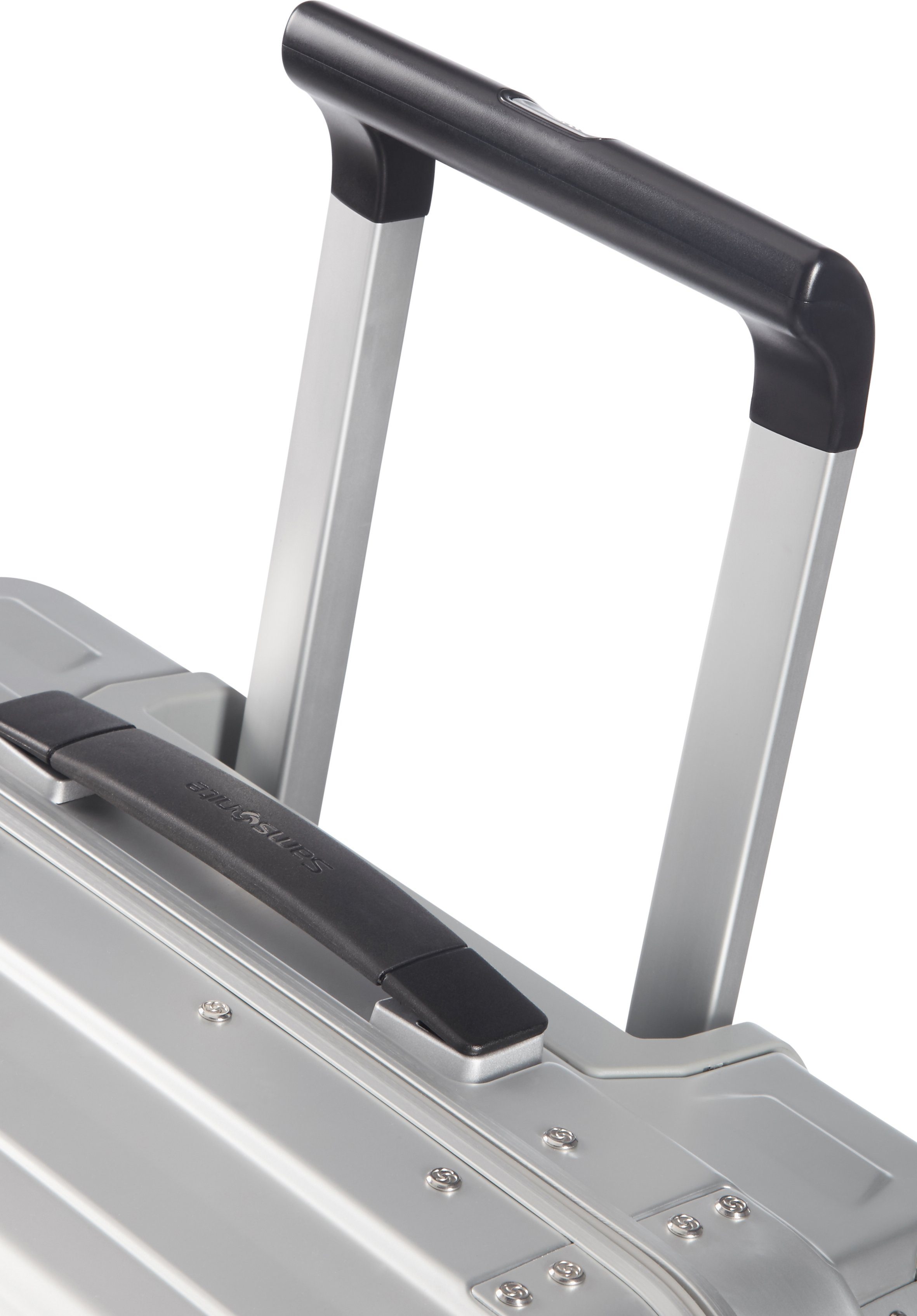 Samsonite Hartschalen-Trolley Lite-Box Alu, 55 cm, 4 Rollen, hergestellt aus Premium-Aluminium