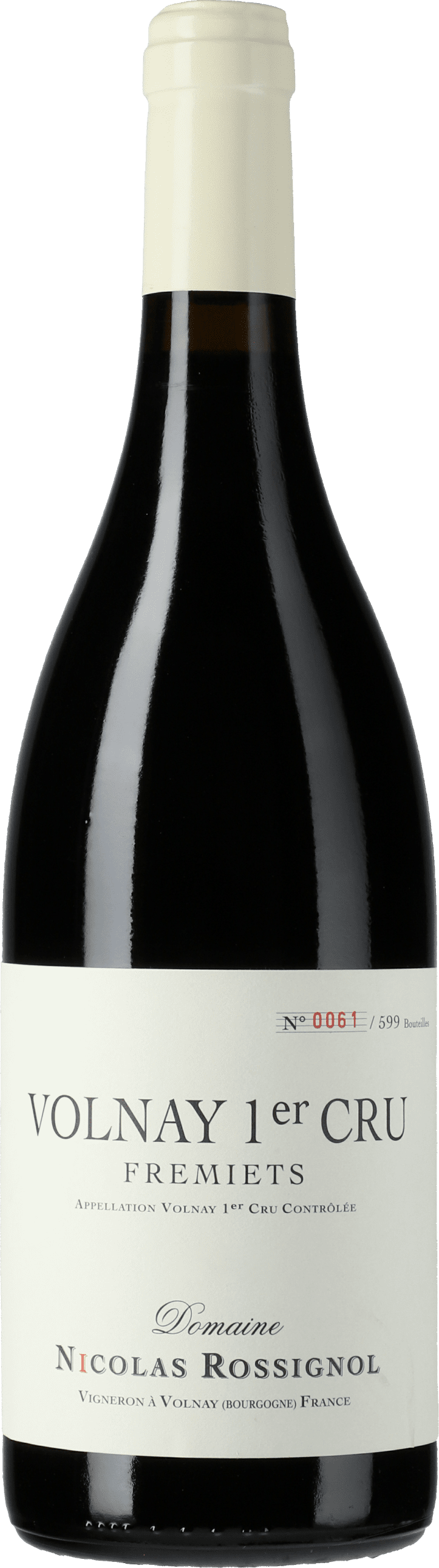 Domaine Nicolas Rossignol: Volnay Premier Cru Fremiets 2017