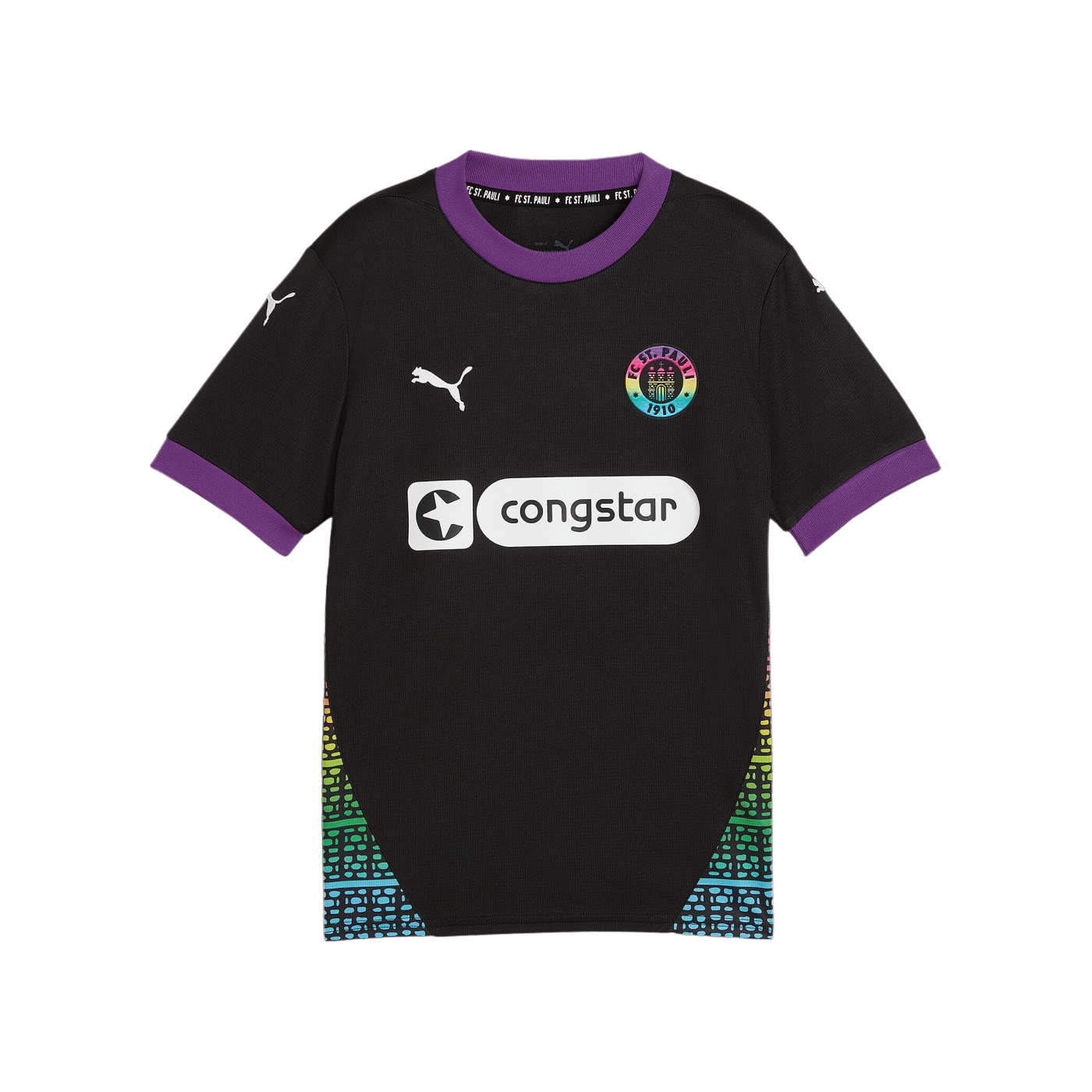 PUMA FC St. Pauli Trikot 3rd 2024/2025 Kids Schwarz F03
