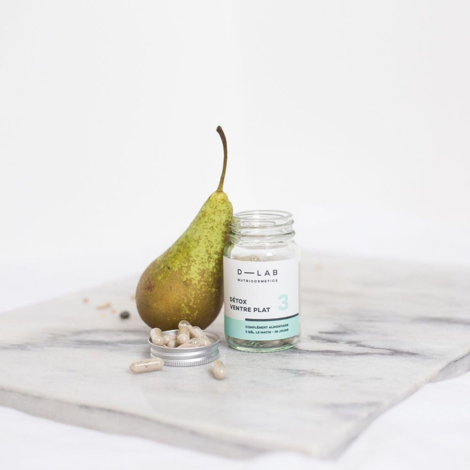 d-lab nutricosmetics Détox Ventre Plat - 1 mois Complément Alimentaire Minceur