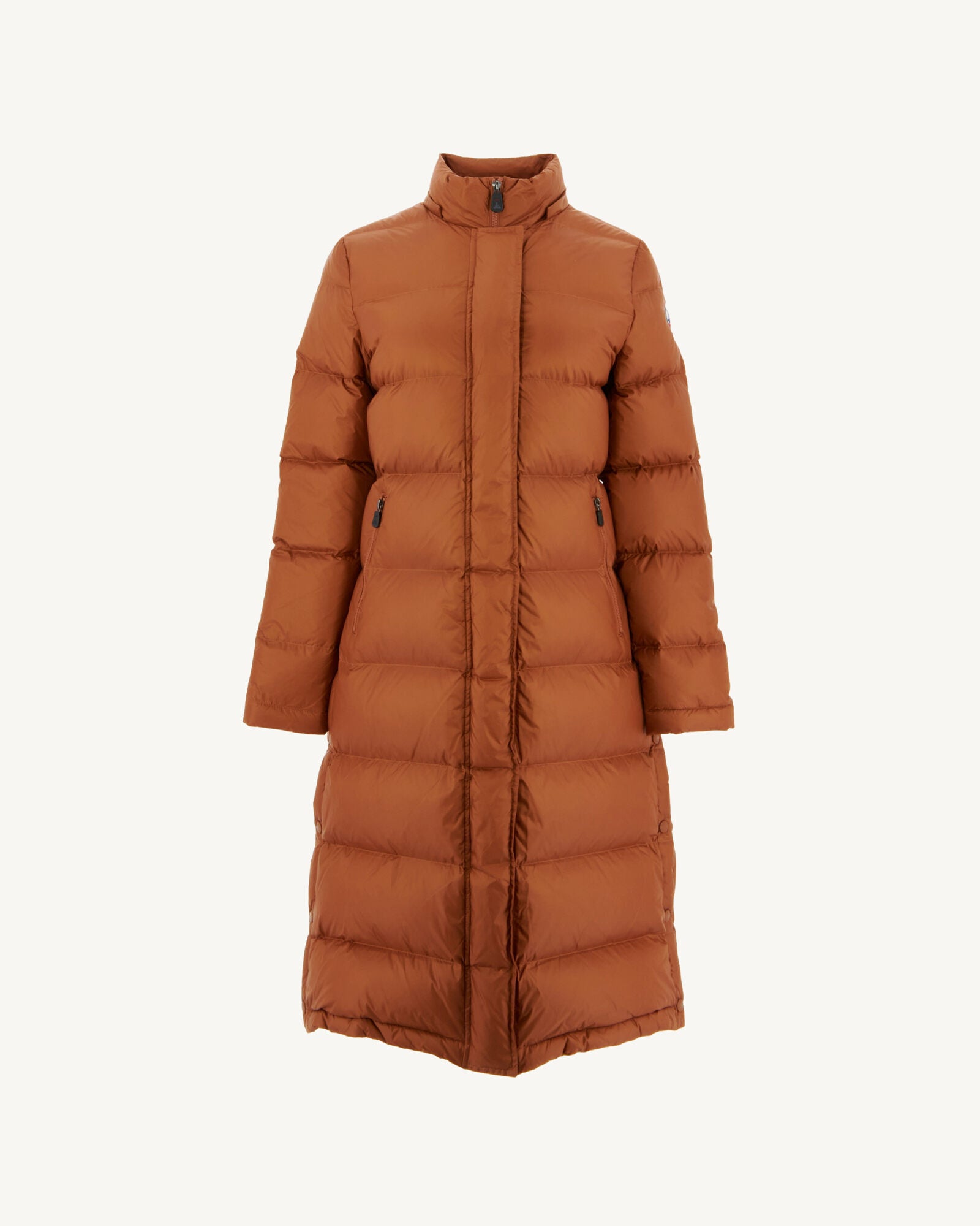 Doudoune longue à capuche Grand Froid Caramel Karachi