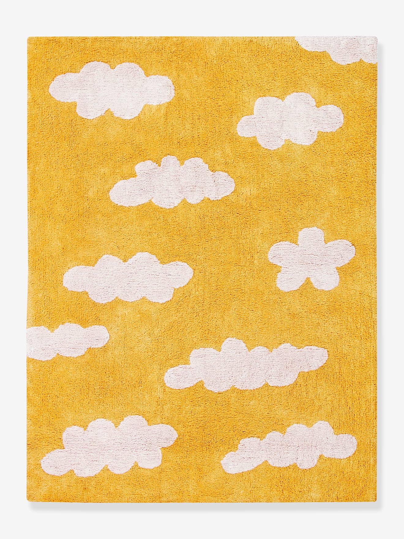 Tapis coton Lavable Motif Nuage