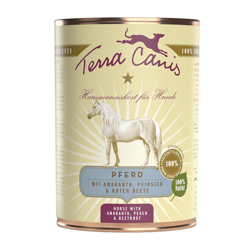 Terra Canis Hundenassfutter Terra Canis Classic Adult Pferd 6x400g