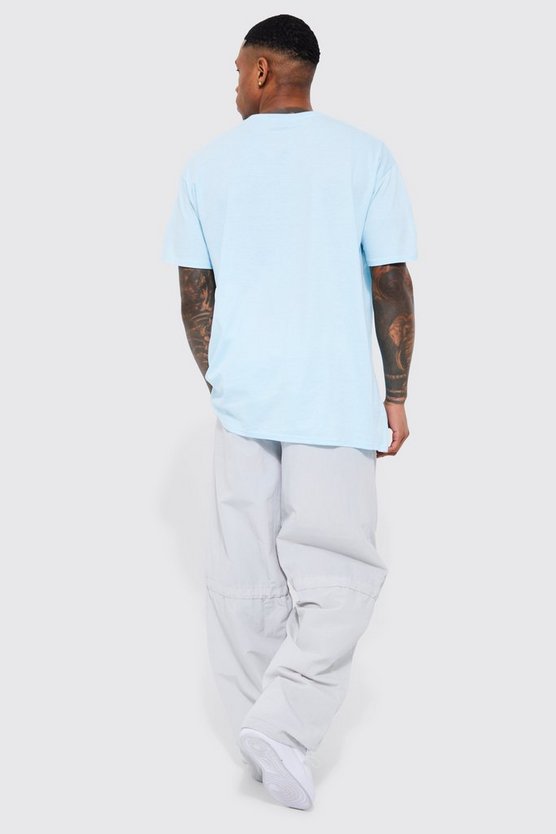 Oversize T-Shirt mit Kingston City Print