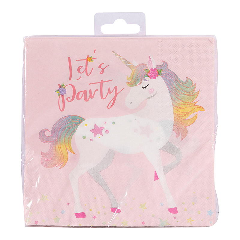 Giform Servietter 20-pk 33x33 cm unicorn