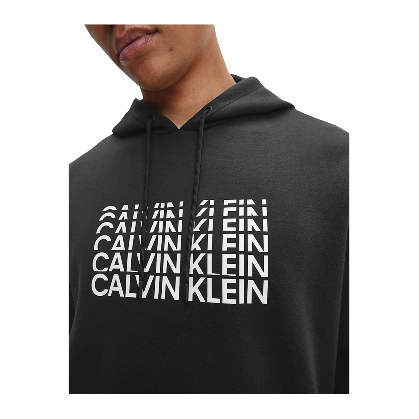 Calvin Klein Performance Hoody Schwarz Weiss F001