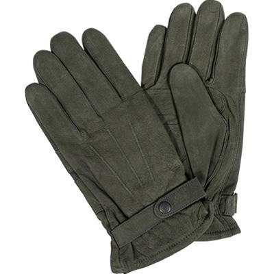 Barbour, Handschuhe, Nubukleder, olivgrün