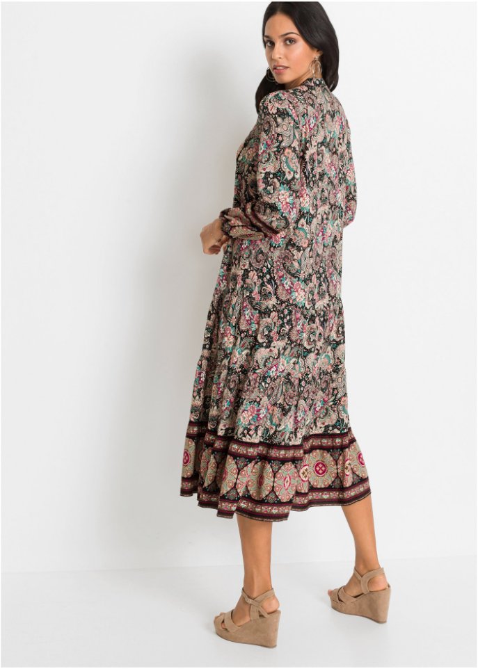 Bedrucktes Tunika-Kleid