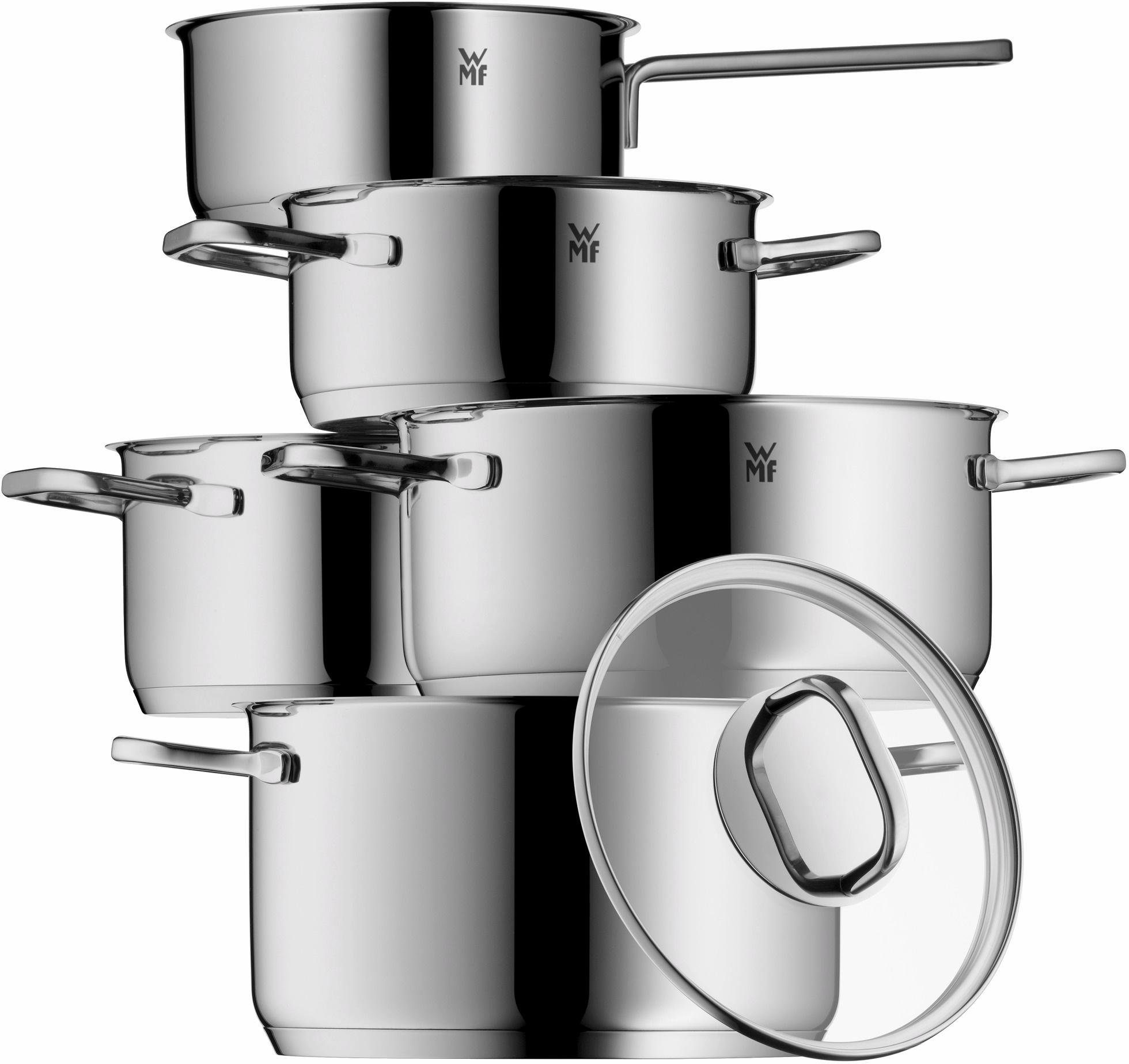 WMF Topf-Set Inspiration, Cromargan® Edelstahl Rostfrei 18/10 (Set, 9-tlg), Induktion