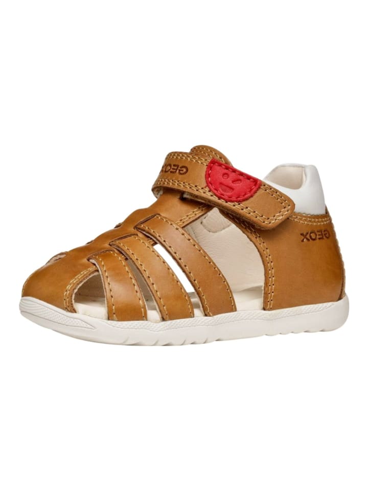 Geox Halbschuhe in Braun/Weiß günstig kaufen