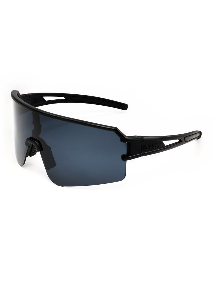 YEAZ SUNSPOT Sport-Sonnenbrille schwarz in schwarz / schwarz günstig kaufen onesize