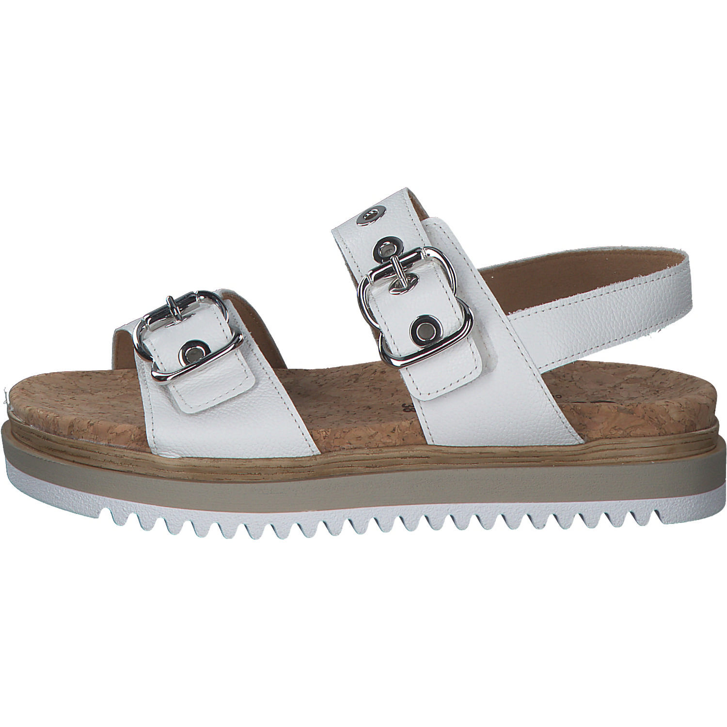Gabor 82.853, Klassische Sandalen, Damen, Weiß