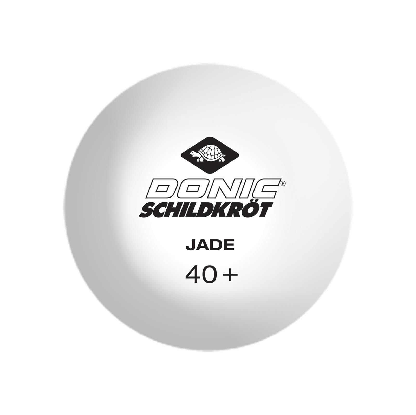 Donic-Schildkröt Tischtennisball Jade 6 Stück 3x weiß, 3x orange, Tischtennis Bälle Tischtennisball Ball Balls