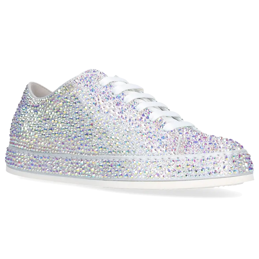 Le Silla - Sneaker low PRINCE Veloursleder - silber