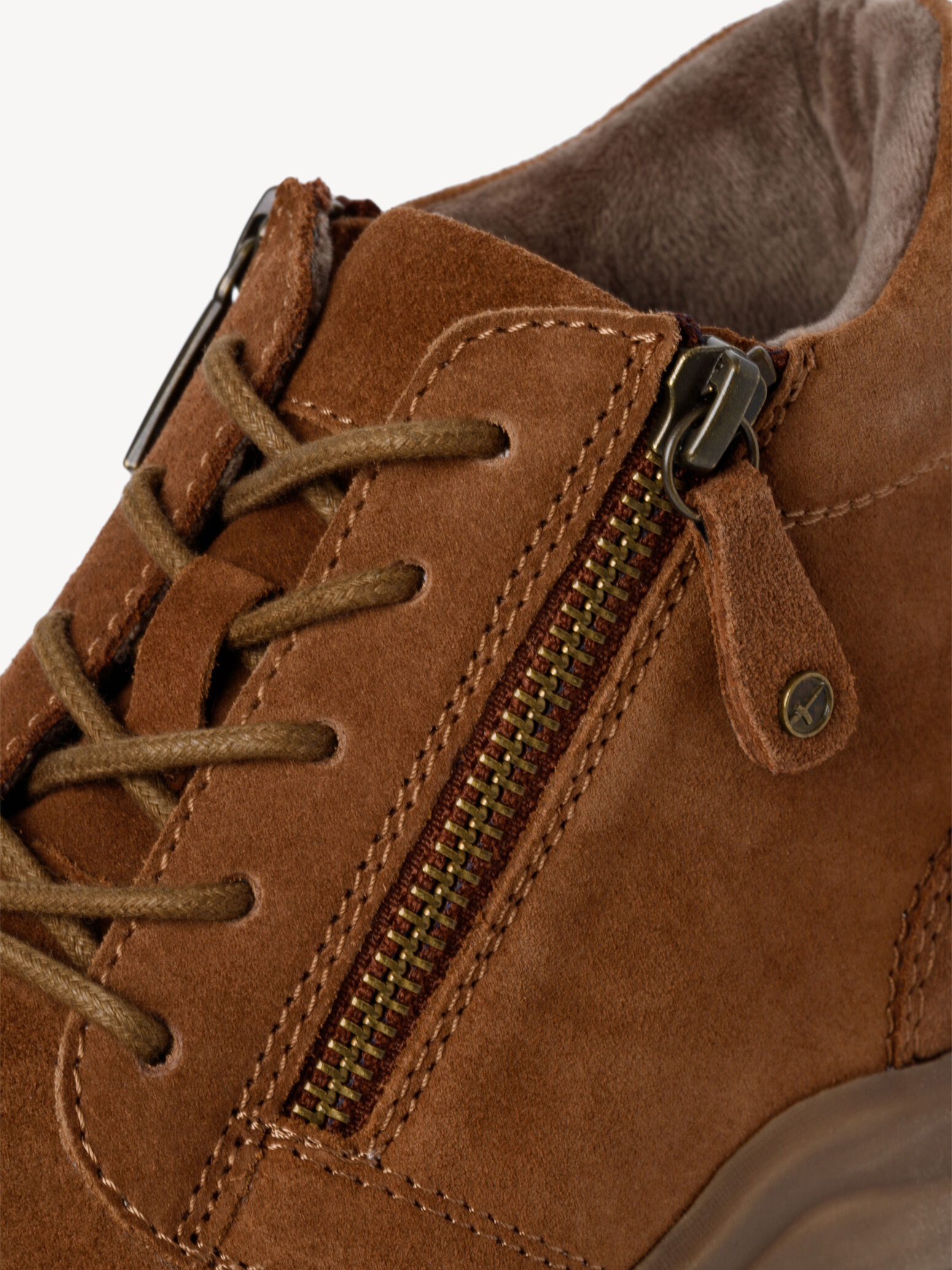 Bottine en cuir - marron