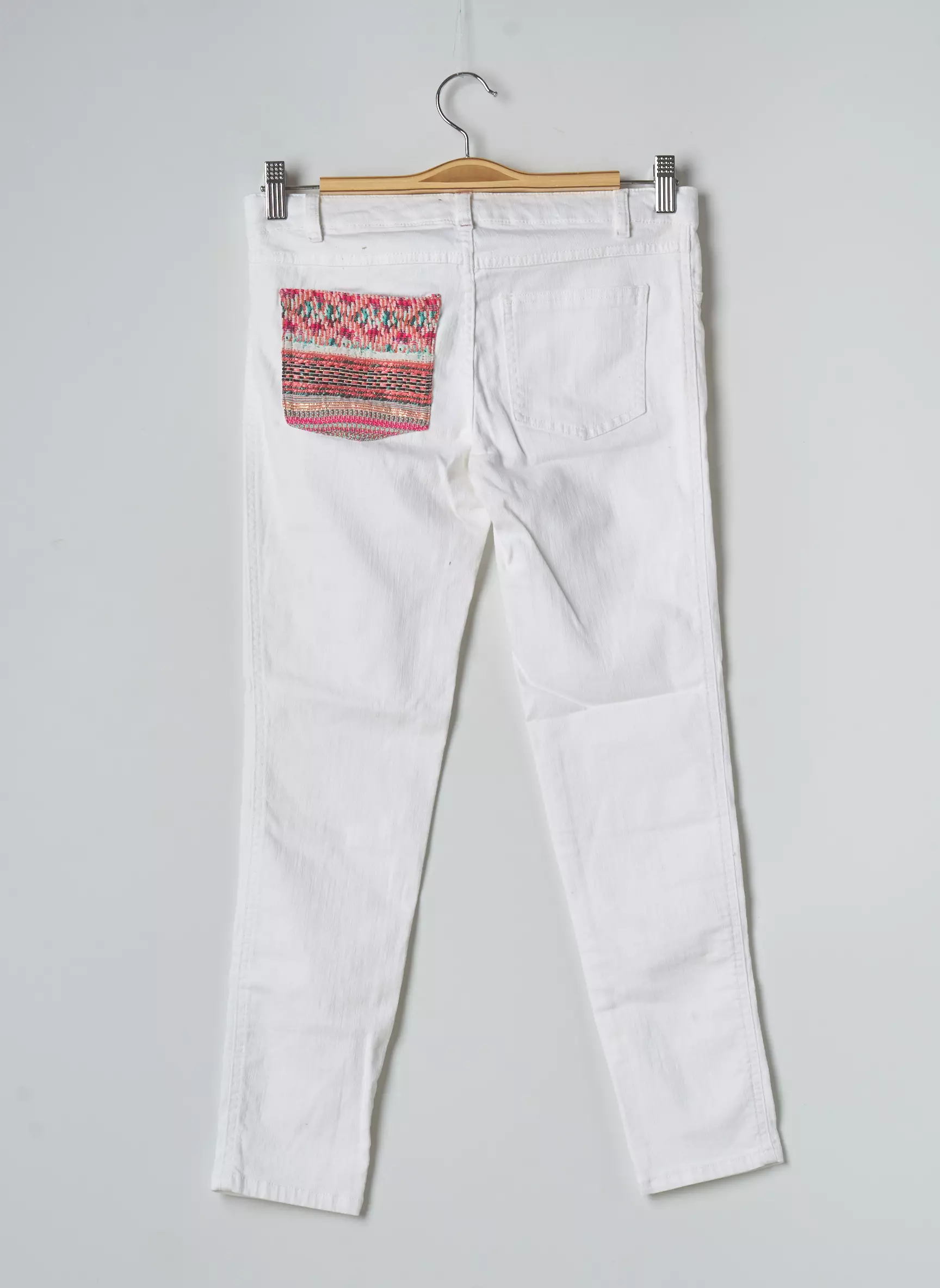 Banana Moon Pantalons Slim Femme couleur blanc