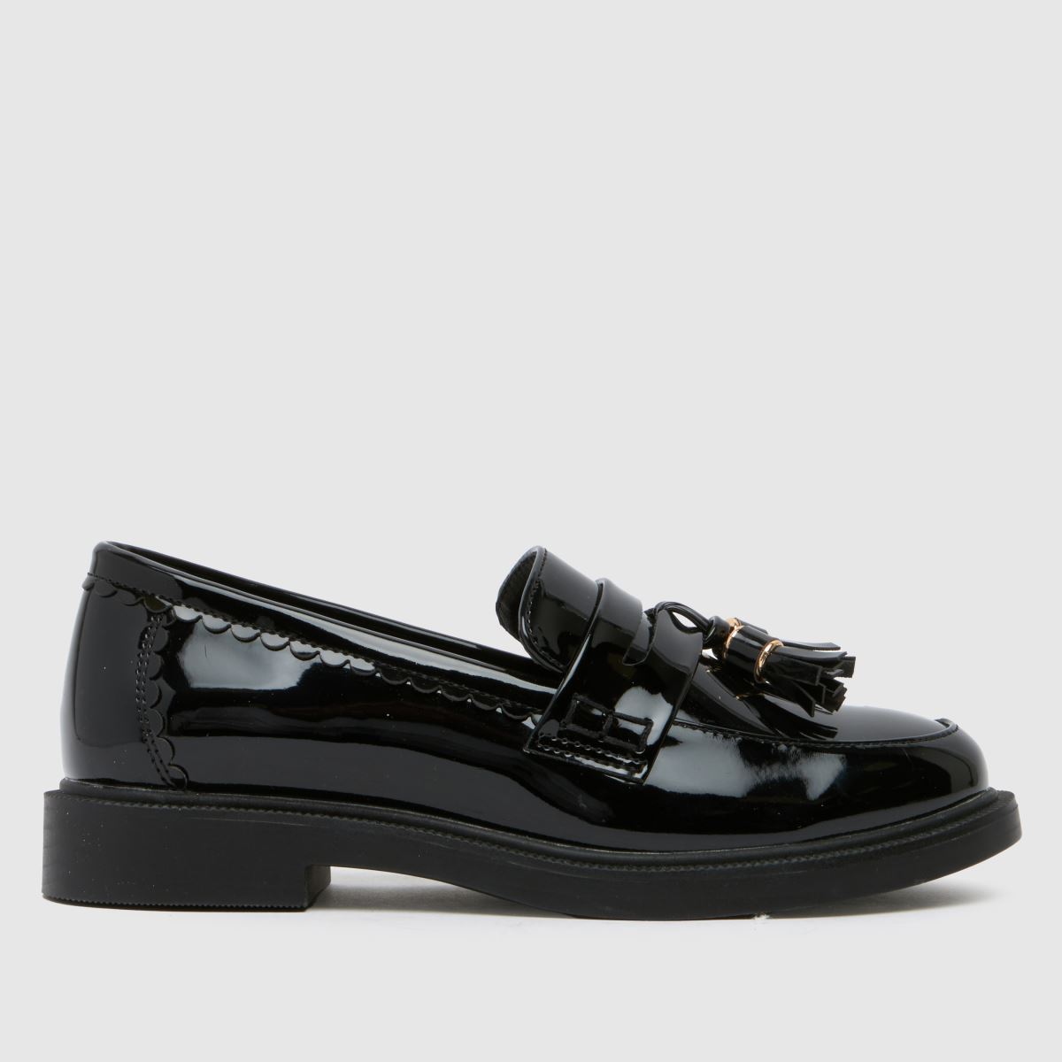 Schuh svarta Lillie loafers flickor juniorskor