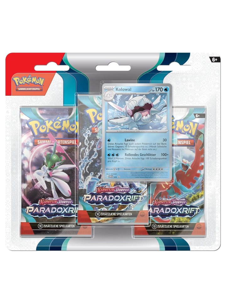 Pokémon Kolowal | 3 Booster-Packs | Pokemon Karmesin & Purpur Karten deutsch günstig kaufen onesize