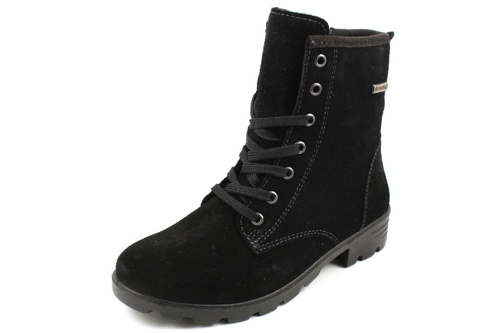 RICOSTA Schnür-Stiefeletten schwarz