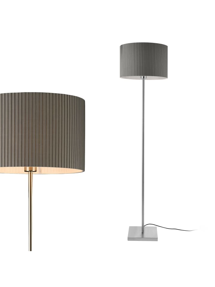 lux.pro Stehleuchte Coimbra in Grau (H)151cm (D)38cm günstig kaufen onesize