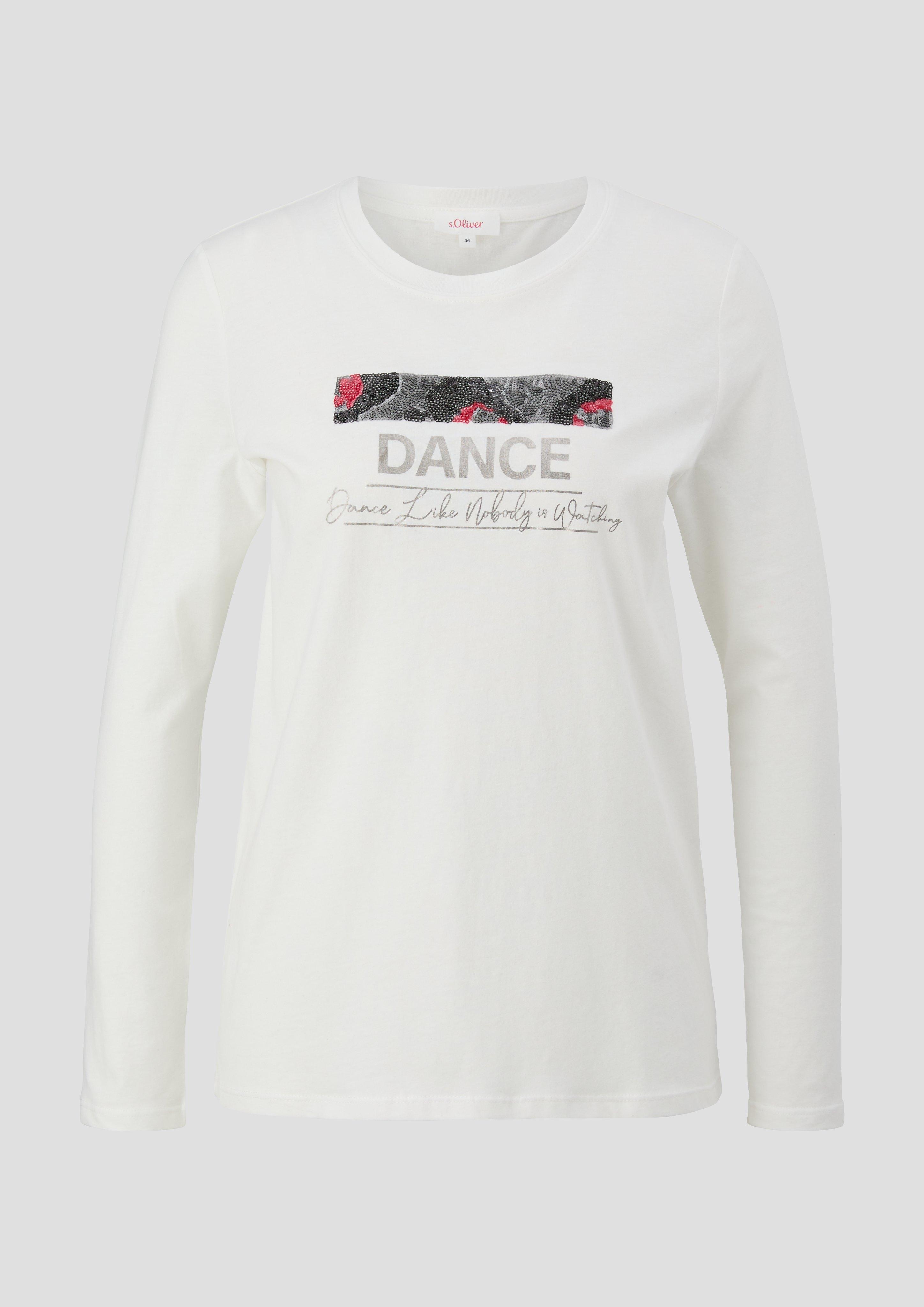 Longsleeve mit Pailletten  2138911-02D0