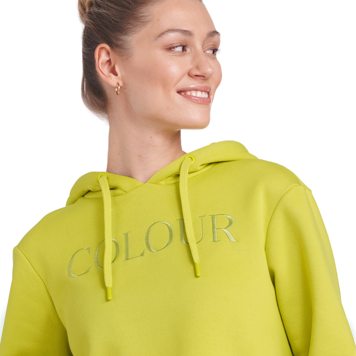 Damen Hoodie mit Stickerei