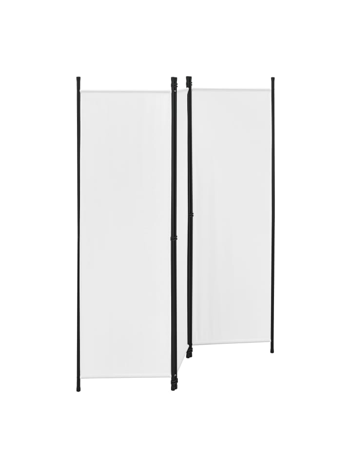 en.casa Raumteiler Huesca - 3-teilig in Weiß (H)171cm (B)150cm günstig kaufen onesize