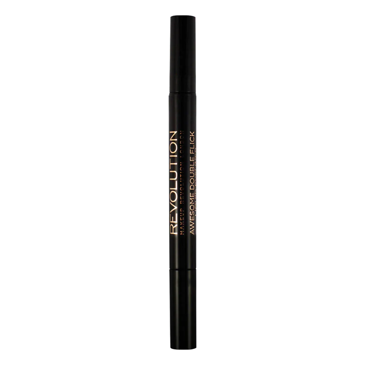 MAKEUP REVOLUTION Storas ir plonas dvigubo padengimo skystas akių pieštukas 1 ml